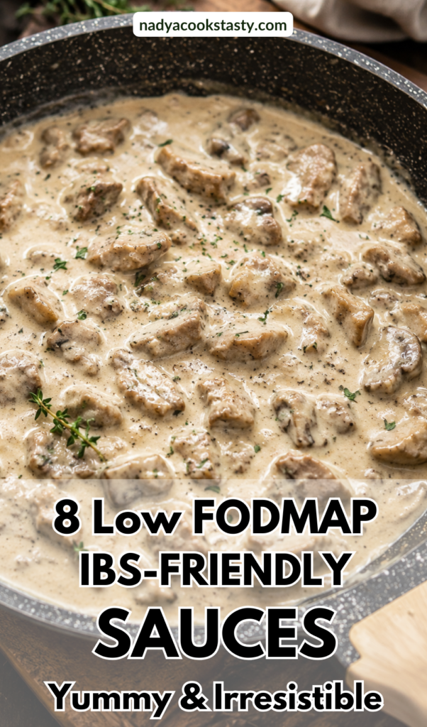 Low FODMAP Mushroom Cream Sauce