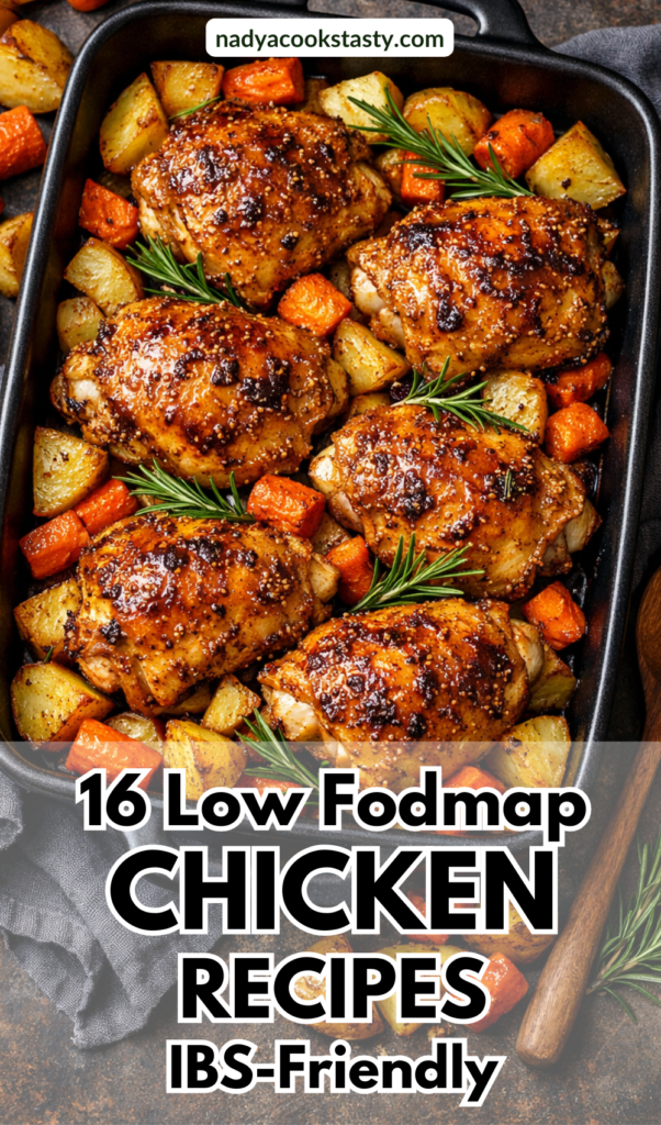 Low FODMAP Maple Mustard Chicken with Rosemary