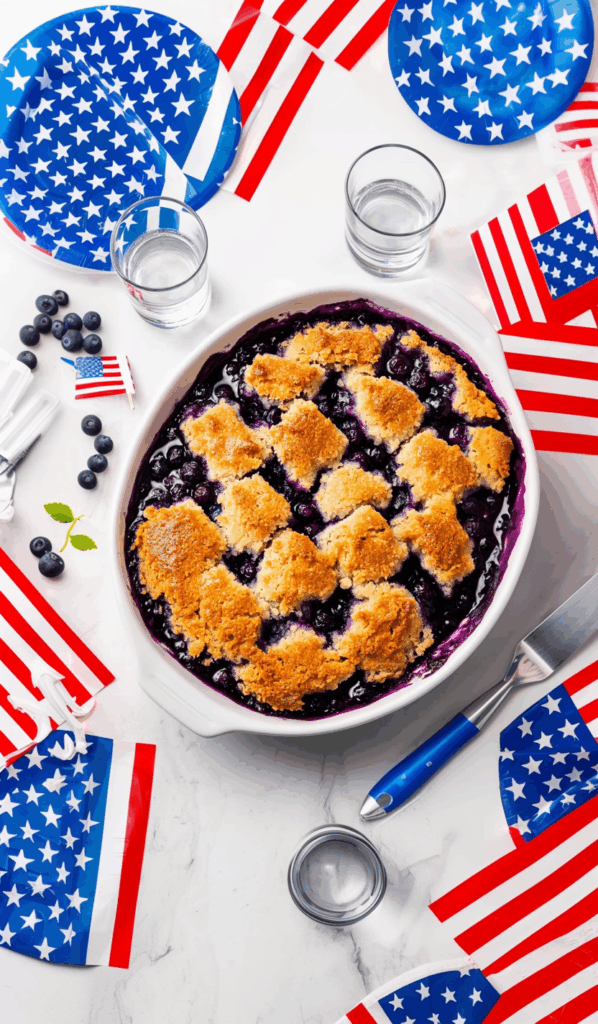 Gluten Free Blueberry Cobbler (Low FODMAP)