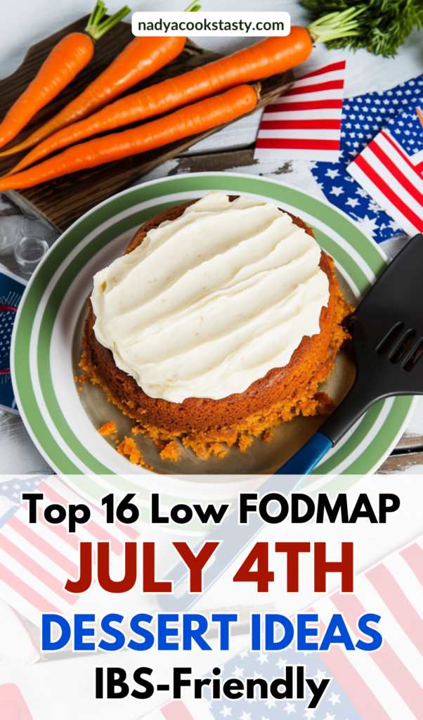 Low FODMAP Carrot Cake