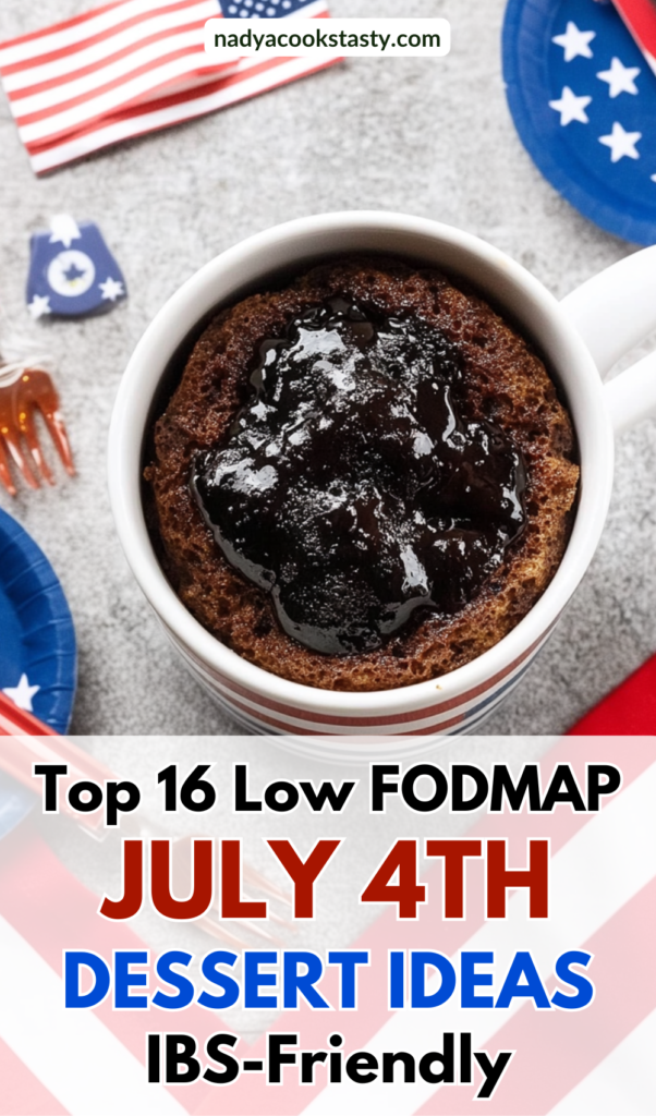 Low FODMAP Mug Cake