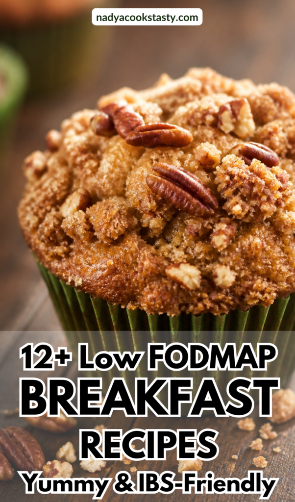 Low-FODMAP Pecan Cinnamon Crumb Muffins