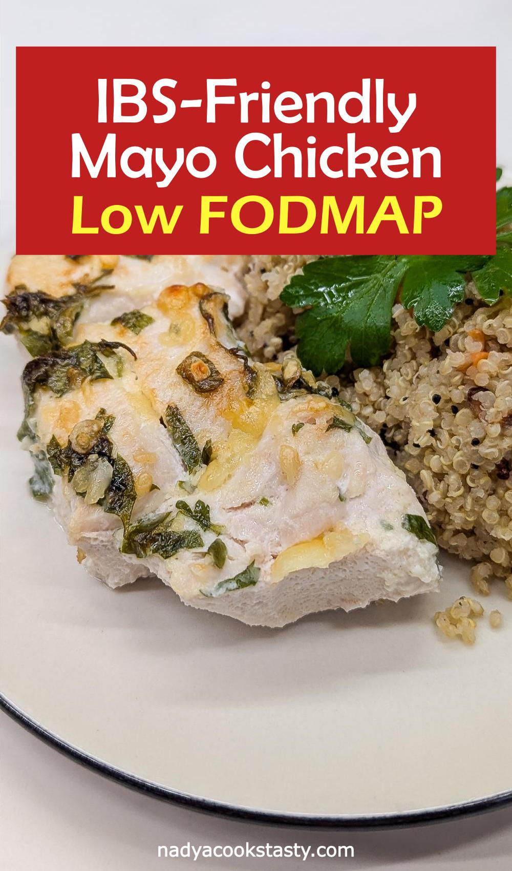 Low FODMAP Mayo Chicken with Parsley (IBS-Friendly, Gluten-Free)