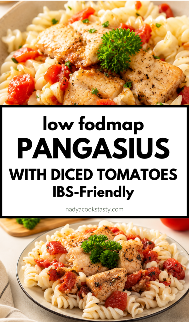 Yummy Pangasius with Diced Tomatoes: Low FODMAP, Low Fat, Gluten-Free, And Totally IBS-Friendly