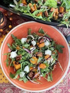 Festive Roasted Sweet Potato Salad