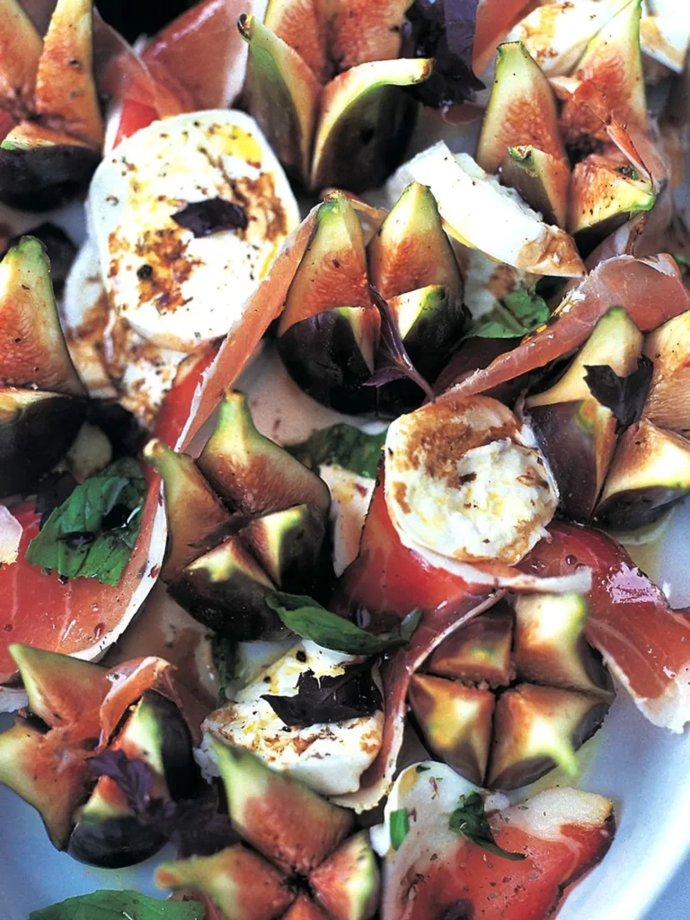 Mozzarella Fig Parma Ham Salad