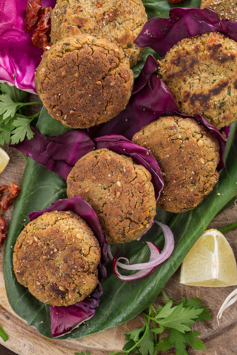 gluten free vegan lunch box ideas for work - 3-Gluten-Free Vegan Baked Falafel-1