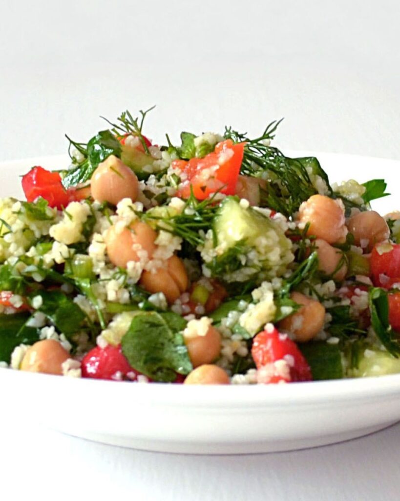 Mediterranean Toasted Quinoa Salad