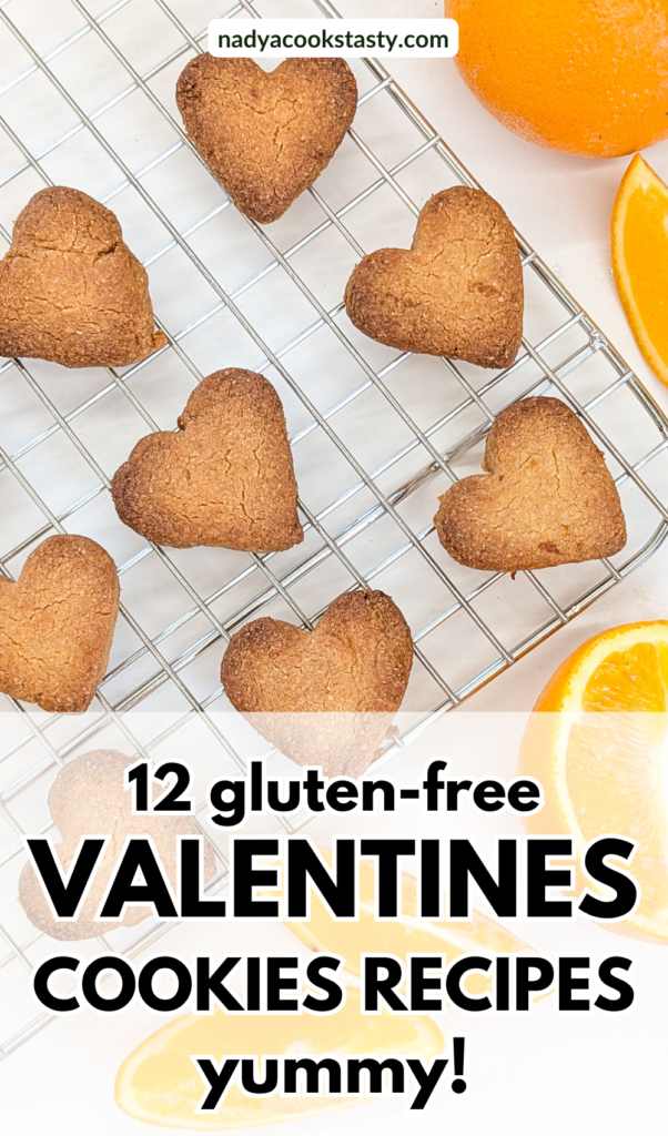 GF Valentines Orange Cookies With Almond Meal