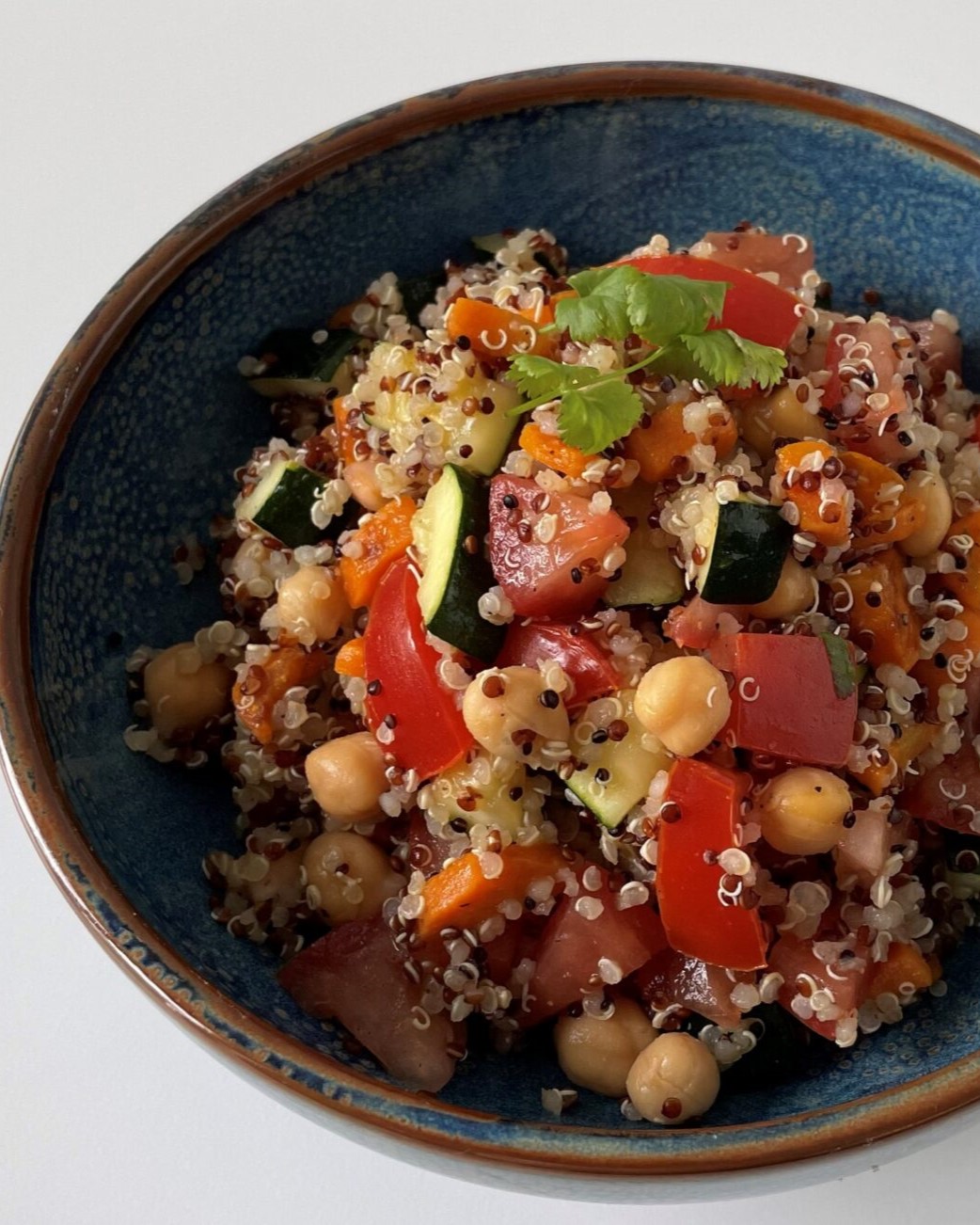 Top Low FODMAP Quinoa Salad Recipes - 4-Low FODMAP Chickpea & Quinoa Salad-IMG_0651-Copy-1536x1302 -v