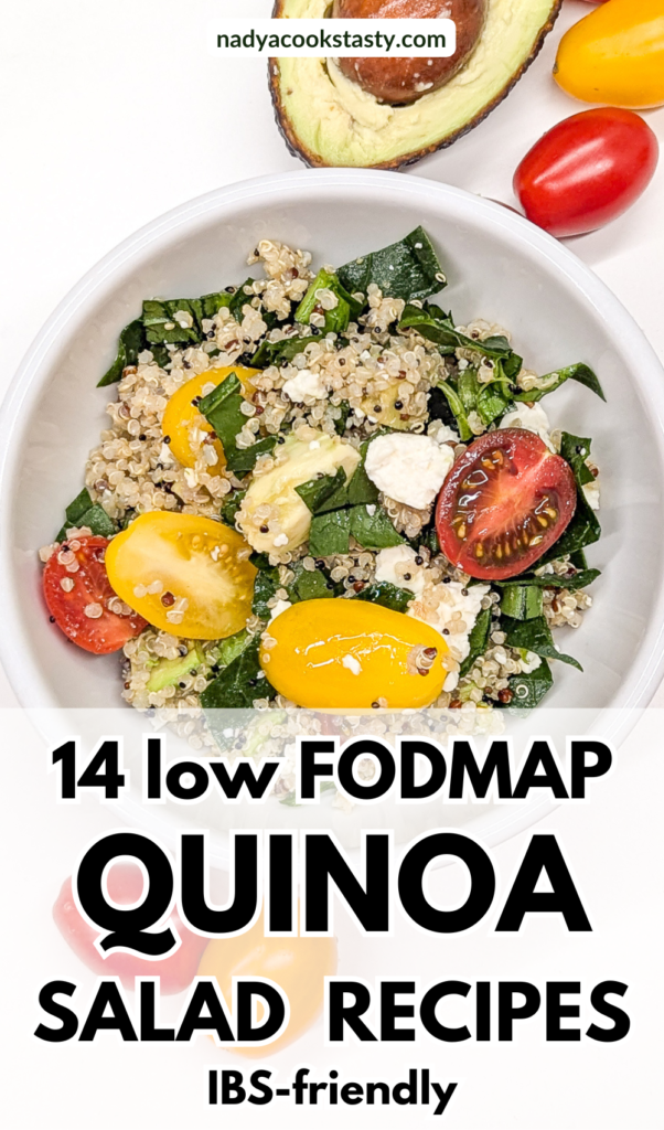 Top Low FODMAP Quinoa Salad Recipes - 5-Low FODMAP Feta Quinoa Salad With Avocado & Cherry Tomatoes