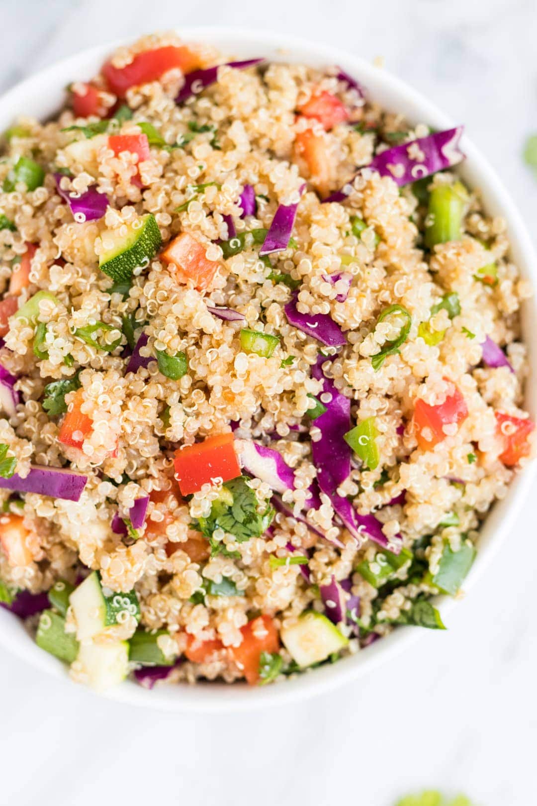 Low FODMAP Easter Salad Recipes - 6-Rainbow Quinoa Salad-Low-Fodmap-Rainbow-Quinoa-Salad-Second-7