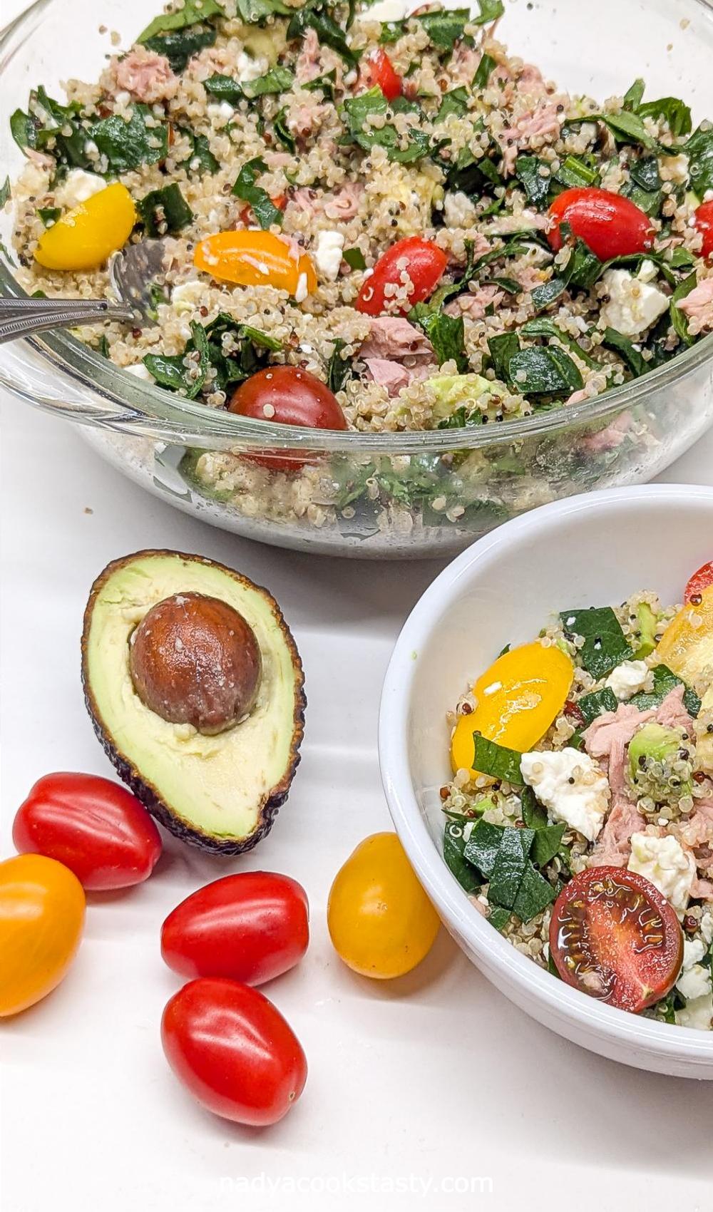 Low FODMAP Quinoa Salad With Tuna & Avocado - pin_1ImgNoRectNoTxt_3