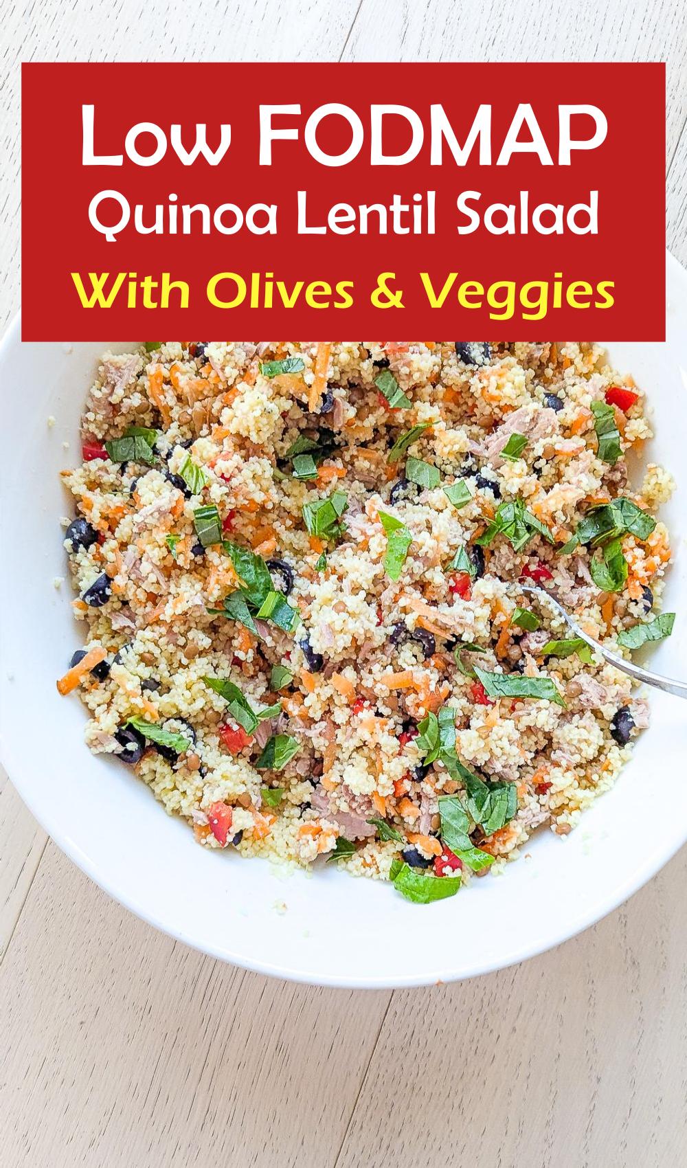Low FODMAP Garden Quinoa and Lentil Salad with Olives - pin_1ImgTopRect_1