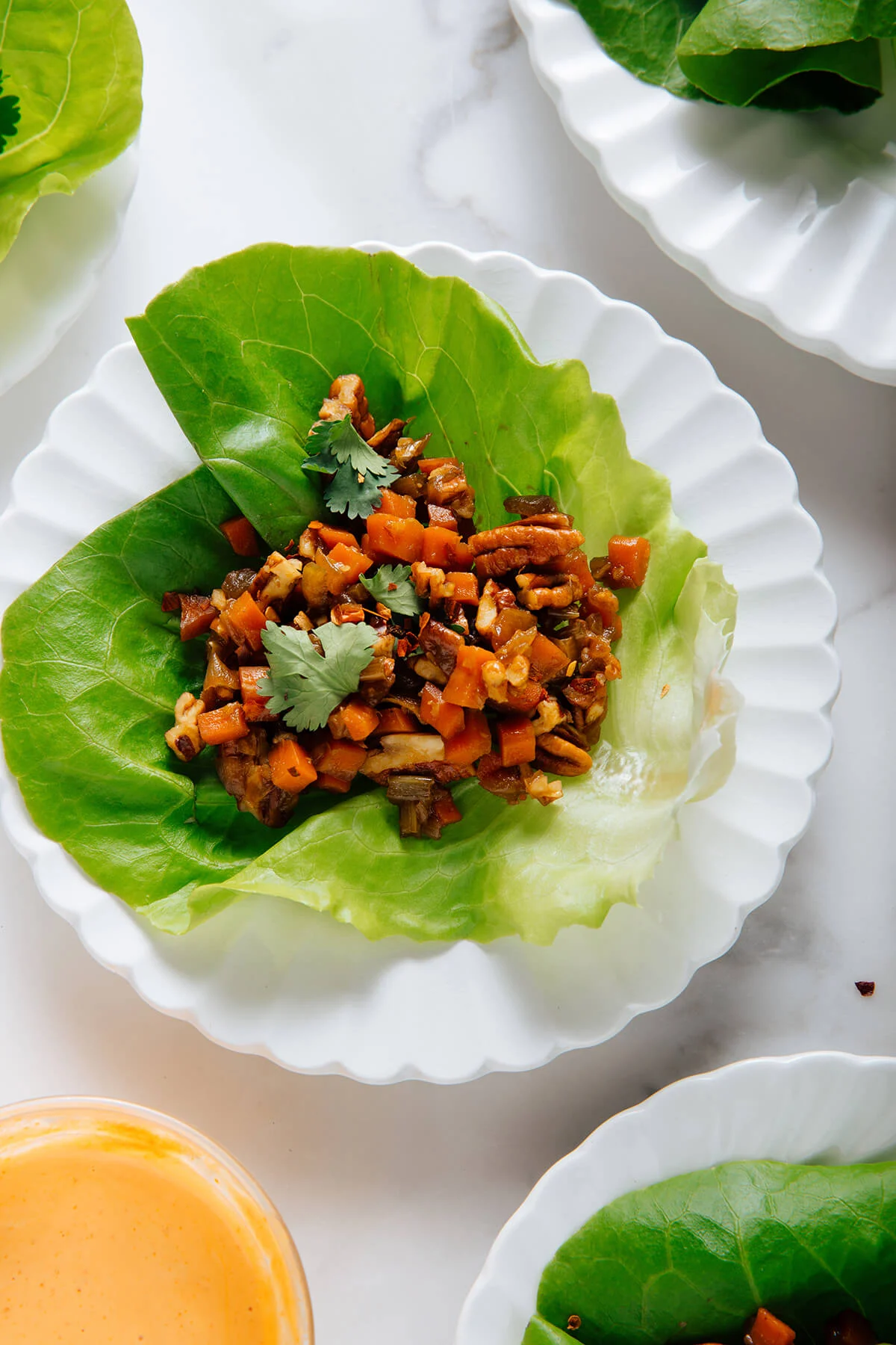 easy cold gluten free lunch ideas - 7-Thai-Style Lettuce Wraps-vegetarian-thai-lettuce-wraps