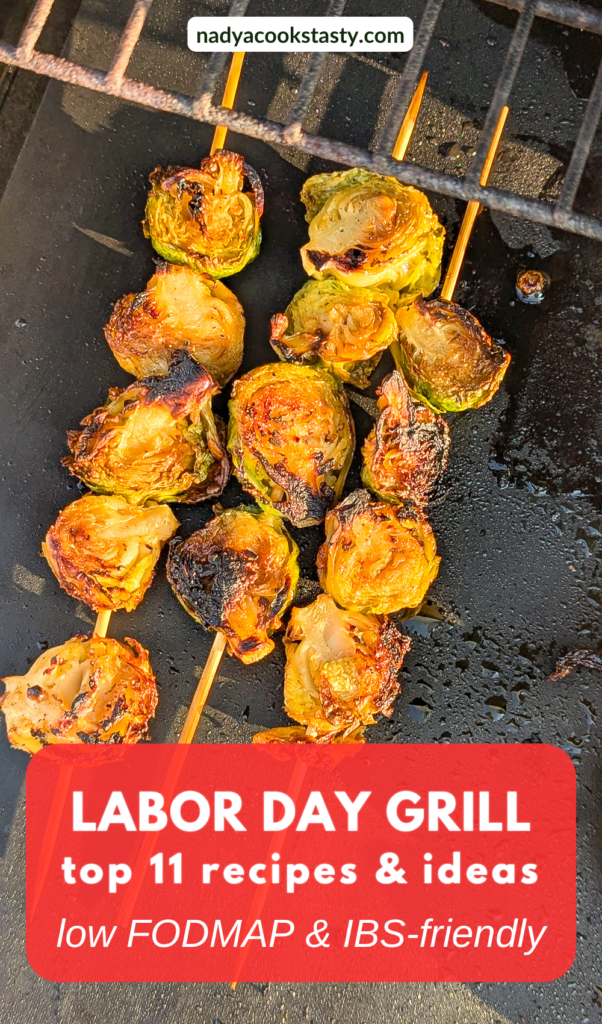 Top Low FODMAP Labor Day Grill Recipes - 1-Amazing Low FODMAP Brussels Sprout on the Grill