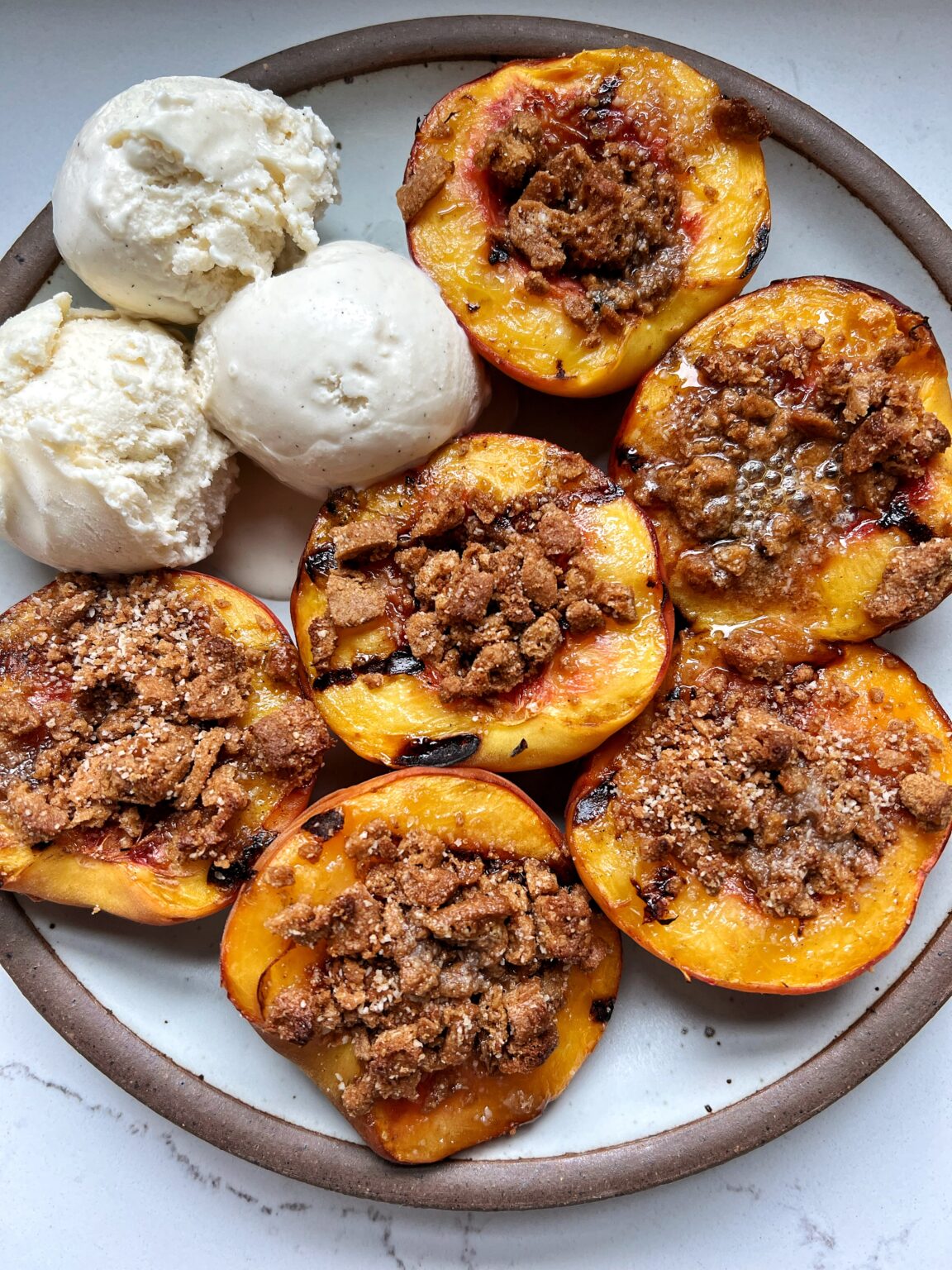 Top Gluten-Free Labor Day Grill Recipes - 6-Grilled Peach Crumble (Gluten-Free)-IMG_2063-1152x1536