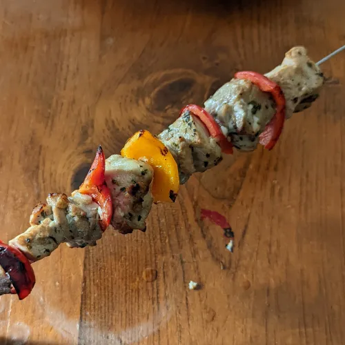 Top Low FODMAP Labor Day Chicken Grill Recipes - 6-Low FODMAP Grilled Chicken Meat Pops-PXL_20220823_211921289