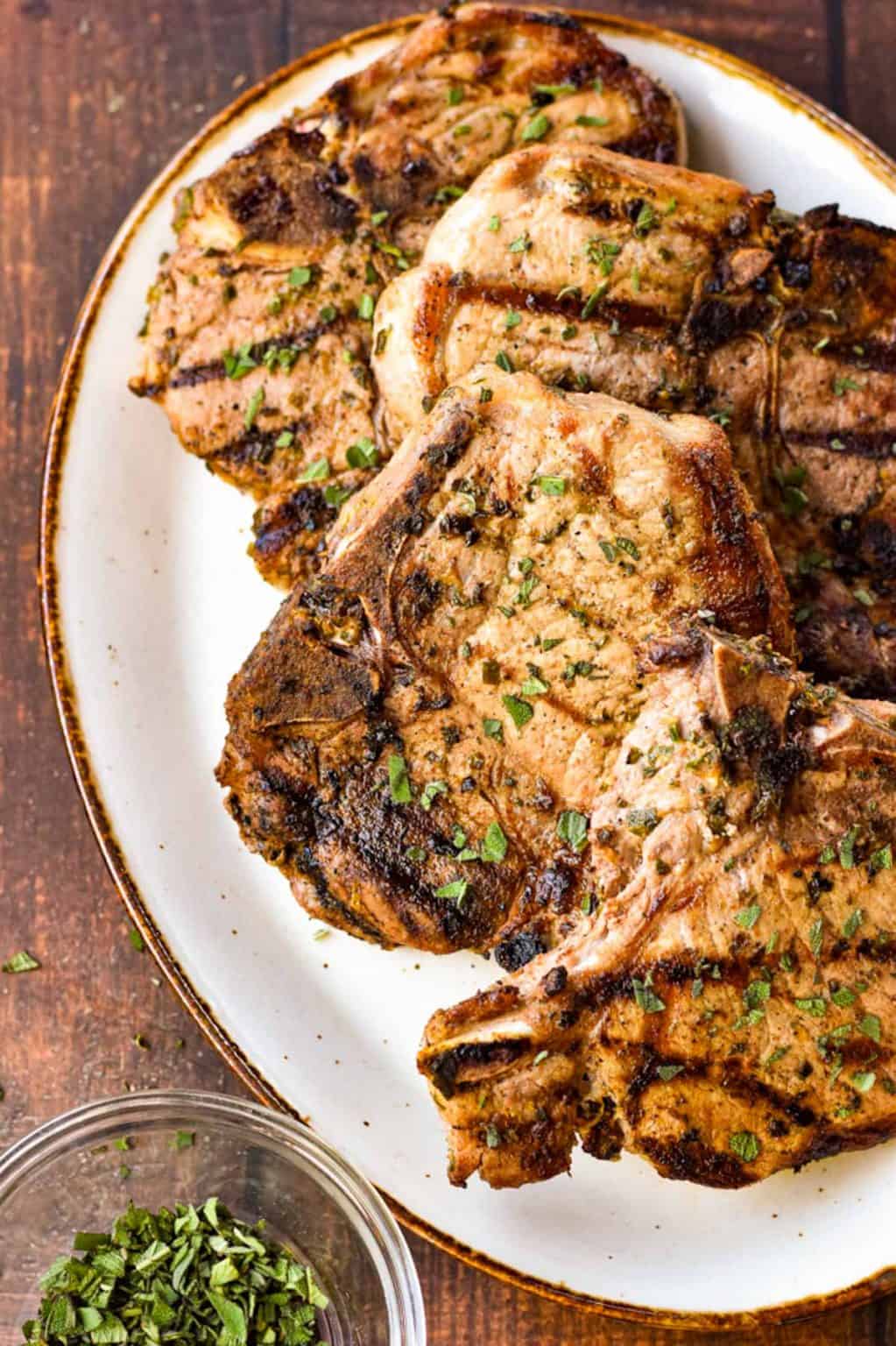 Top Low FODMAP Labor Day Grill Recipes - 8-Low FODMAP Grilled Pork Chops with Lemon and Sage-Low-FODMAP-Grilled-Pork-Chops-with-Lemon-and-Sage-Paleo-Whole30-6-1023x1536