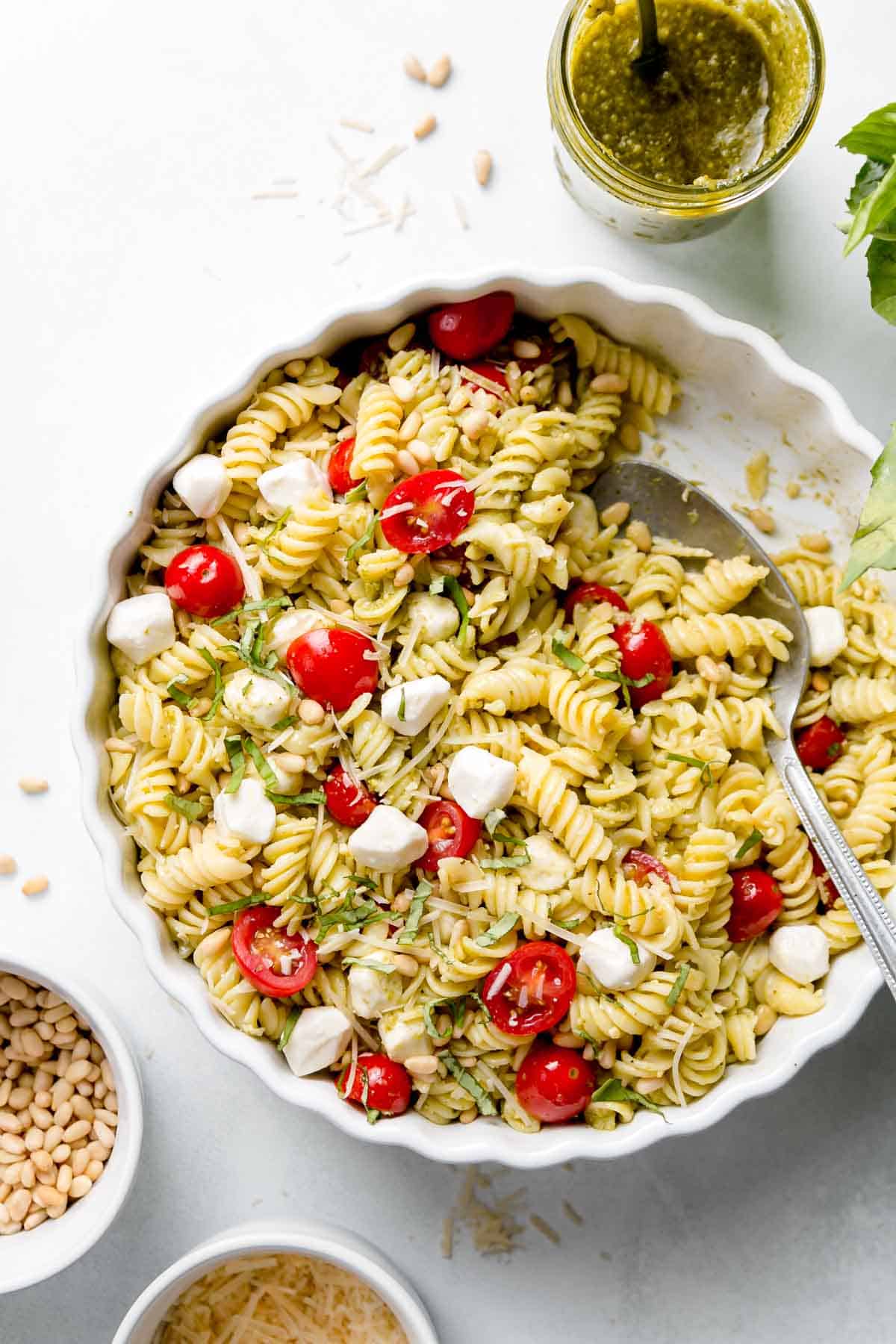 gluten free pasta salad recipes - 10-Gluten-Free Pesto Pasta Salad-Gluten-Free-Pesto-Pasta-Salad-3