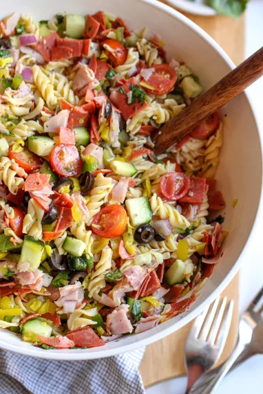gluten free dairy free pasta salad recipes - 8-Gluten-Free Italian Pasta Salad (Paleo, Dairy-Free)-Italian-Dressing-Pasta-Salad-4