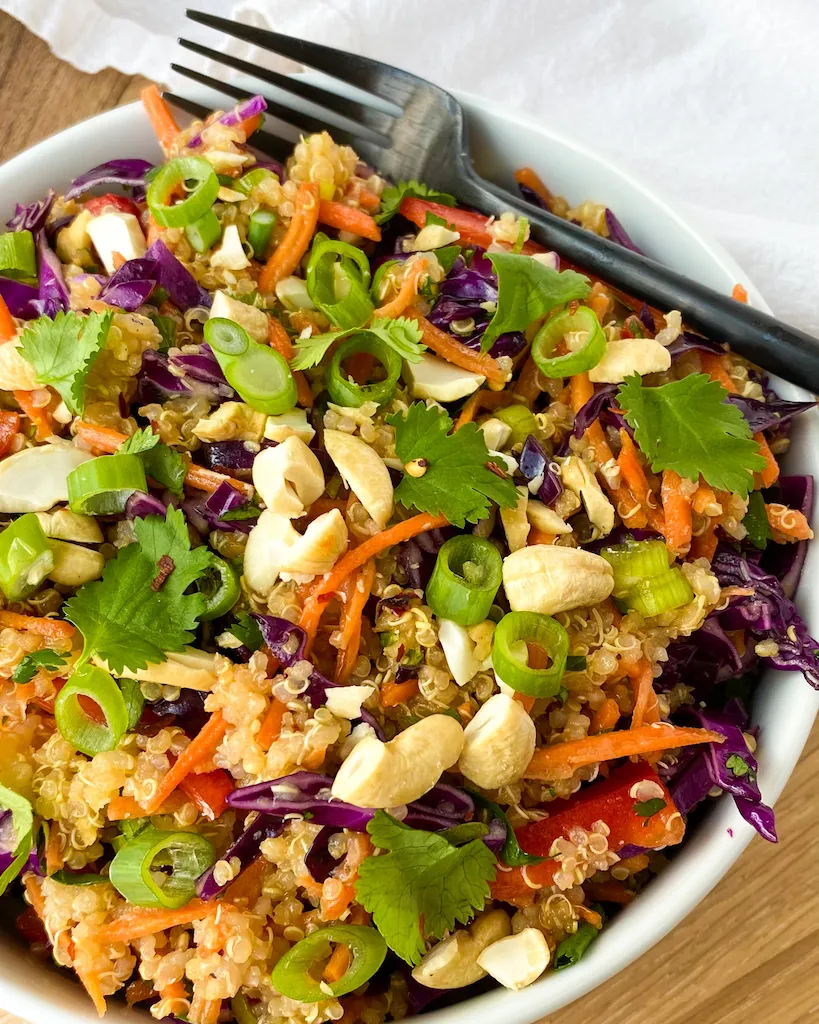 best gluten free salads - 9-Thai Quinoa Salad-Thai-Quinoa-Salad-5